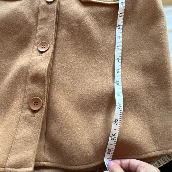 Avec les filles boyfriend shacket cognac size XS - Image 8