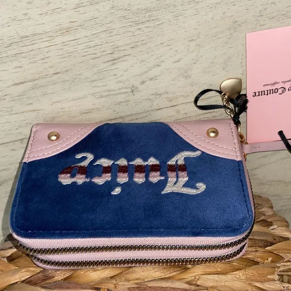 Juicy Couture Blue and Pink Wallet - Image 2