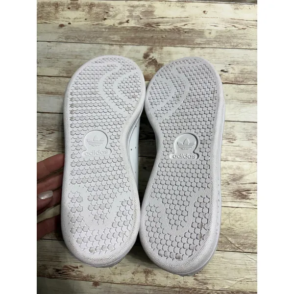 Adidas Stan Smith Sneakers Women's Size 9 Patent Leather White Black Gold NWT - Image 9