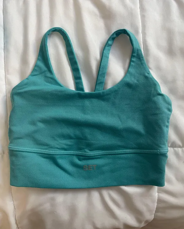 Set Active Bra and Biker Shorts Set - Image 3