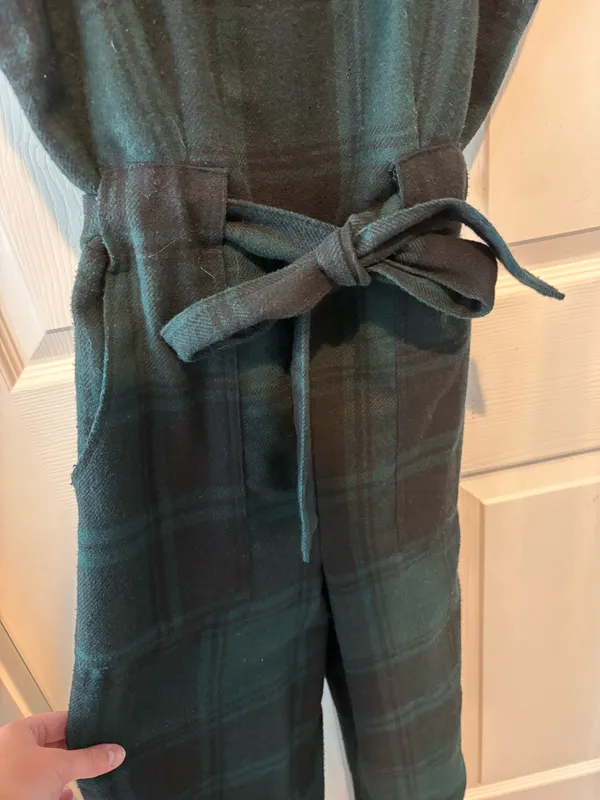 Copper Key Plaid Jumpsuit - Image 3