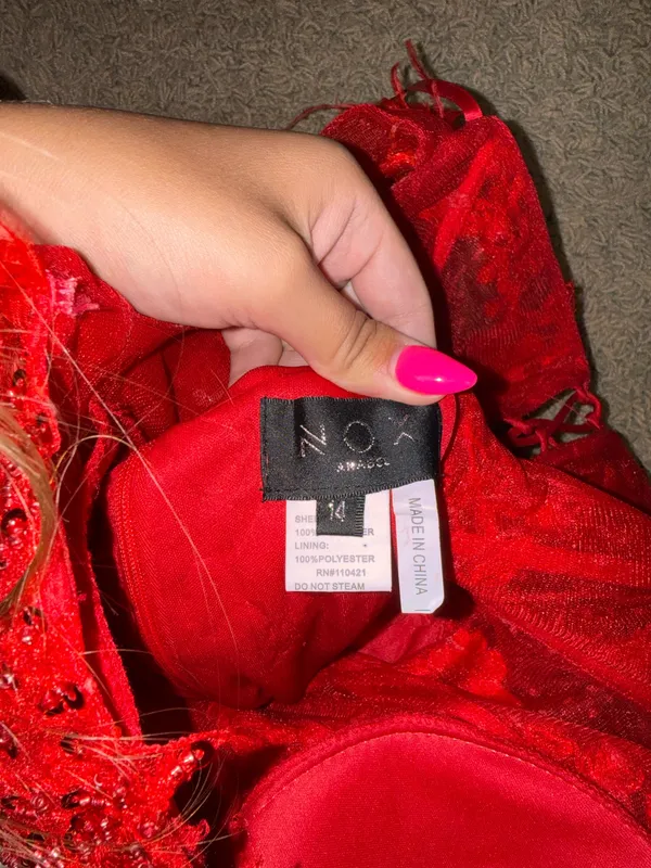 Red Homecoming Dress - Image 4