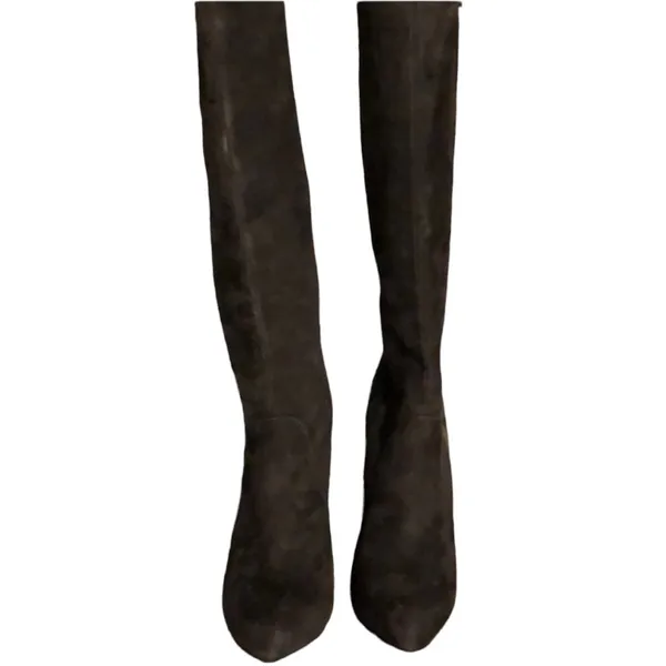 Steve Madden Joan grey suede knee-high boots size 8.5 - Image 7