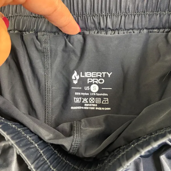 Liberty Pro Flowy Athletic Shorts Women S Black Butterfly Gym‎ Activewear Skort - Image 4