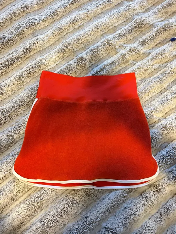 Aerie Red Terrycloth Skirt - Image 3