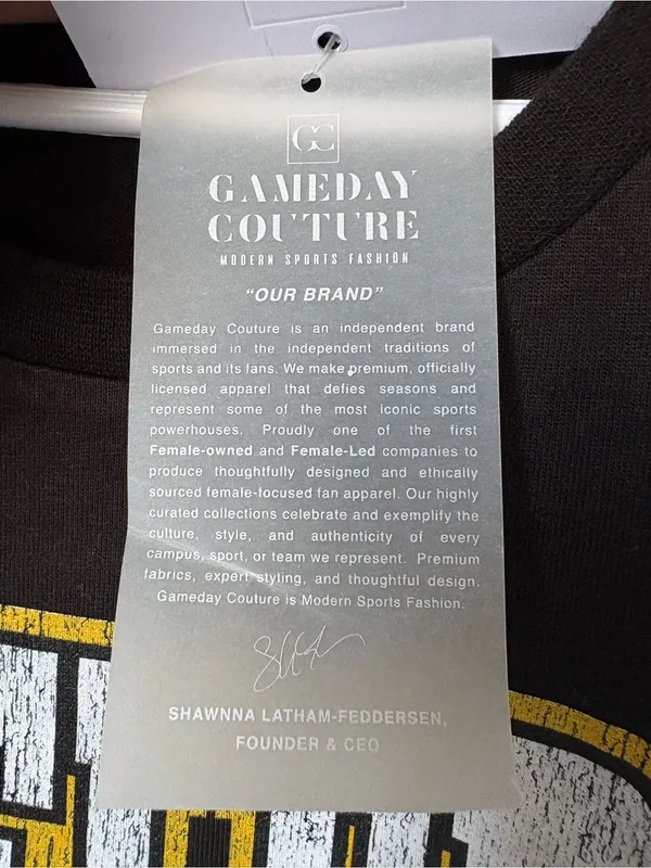 Gameday Couture Steelers Stud Shoulder Tee 2XL NWT - Image 5