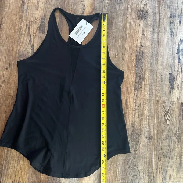 Zyia Womens Black Effortless Tank- Long Size XXL Activewear Casual NWT - Image 6
