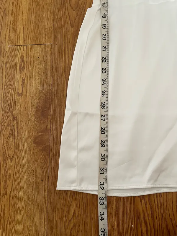 Zara satin effect corset dress in white - Image 4
