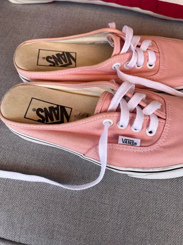 Vans Authentic Mule Sneakers - Pink - Size 6 - Image 3