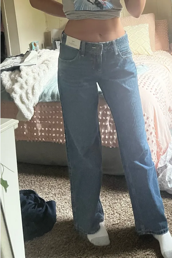 Low-Rise Hollister Jeans Wide-Leg - Image 5