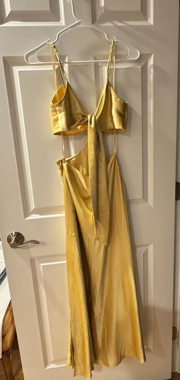 Selfie Leslie Dress Yellow - Image 5