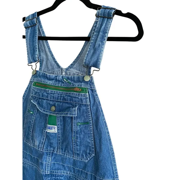 Liberty Overalls Shortalls Size Small Blue - Image 2