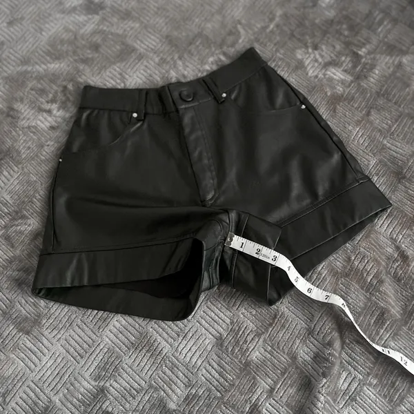 Revolve The Femm Faux Leather Shorts - Image 8