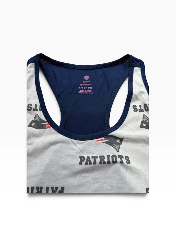 New England Patriots Juniors Racerback Tank Top L 11/13 NWT NFL - Image 4