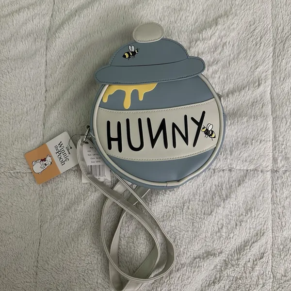 Disney Winnie‎ the Pooh Hunny Pot Crossbody Bag Purse Brand New - Image 2