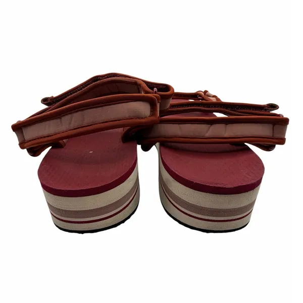 Tory Burch Sport Strappy Sandal Pink Magnolia Loganberry Size 9.5 Y2K Athleisure - Image 9
