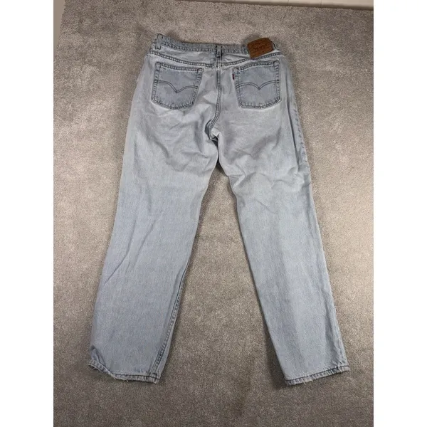 womens levis vintage‎ 512 slim fit straight leg 18 Reg 90s USA Made - Image 5
