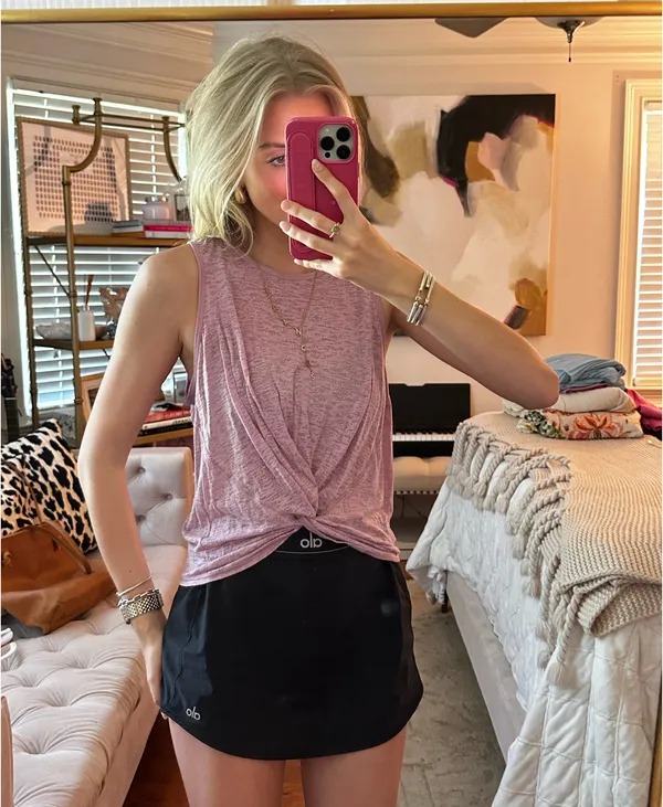 Lululemon Women's Twist-Front Sleeveless tank - Pink - Image 2