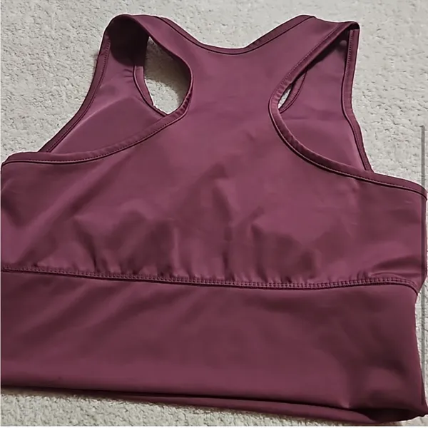 Aero Burgundy Sports Bra - Image 3