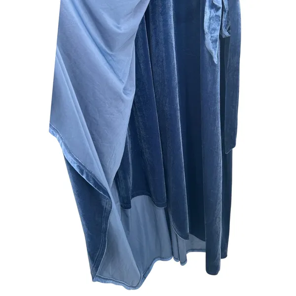 Baltic Born Velvet Wrap Maxi Blue 3XL Bridesmaid Autumn Wedding Guest‎ Dress - Image 6