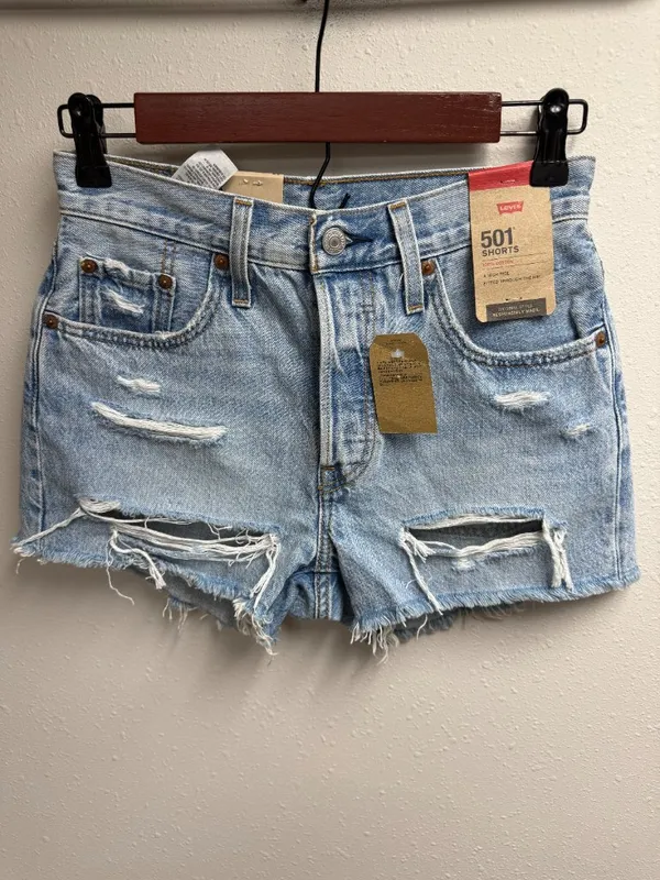 *NEW* Levis' 501® Original Fit High-rise Women's Shorts - Image 3