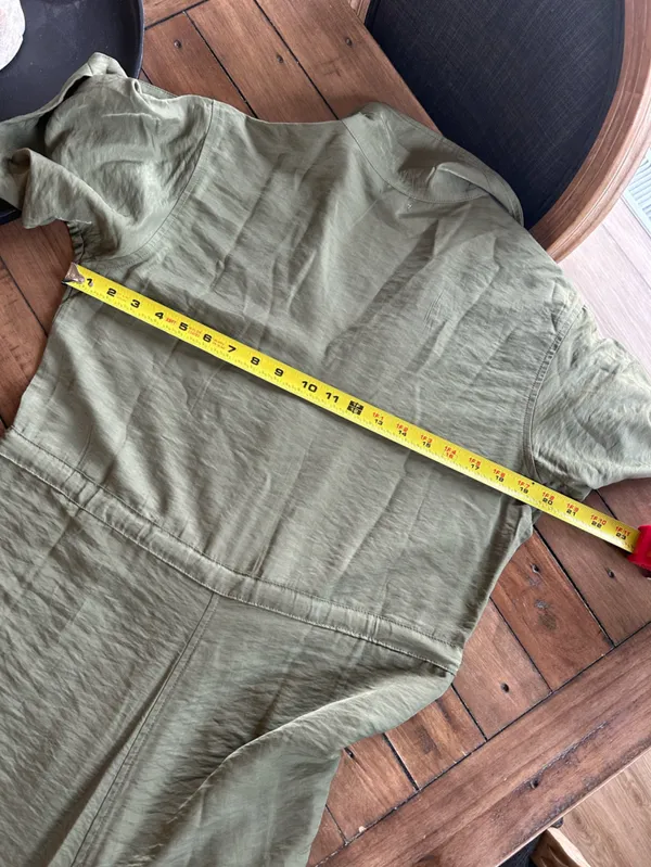 Anthropologie Tiny Heidi Green Jumpsuit M - Image 13