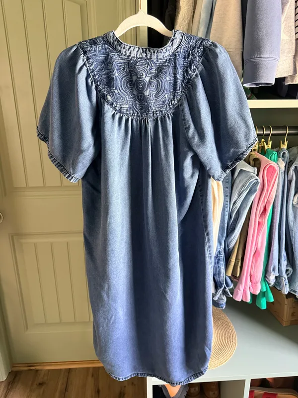Pilcro and the Letterpress Chambray Tunic Dress - Image 4