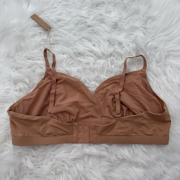 Skims Fits Everybody Crossover Bralette Ochre Size 3X - Image 6