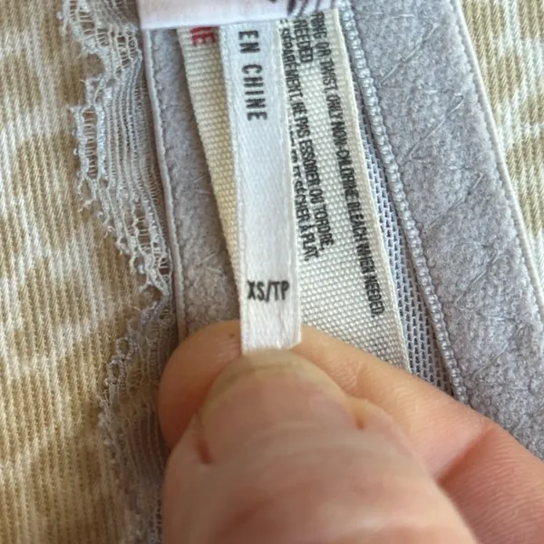 Free People Lace Halter Bralette in gray size XS - Image 7