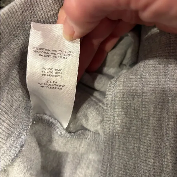 Aritzia Sunday Best Light Gray Joggers - Image 5