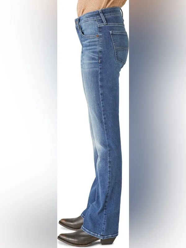 Lucky Brand Sweet Mid Rise Bootcut Jeans Size 10/30R Medium Wash Stretch Denim - Image 4