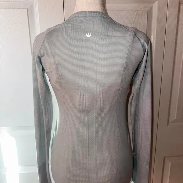 Lululemon Women's‎ Swiftly Tech Long Sleeve Shirt Mint Sea Mist Green Sz 6 Great - Image 2
