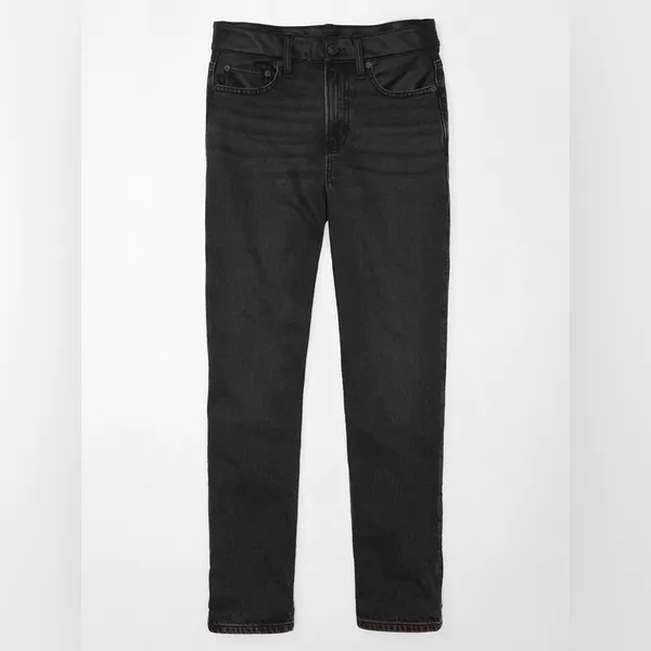 American Eagle Vegan Leather Ankle Straight Jean Size 4 Short New with tags - Image 5