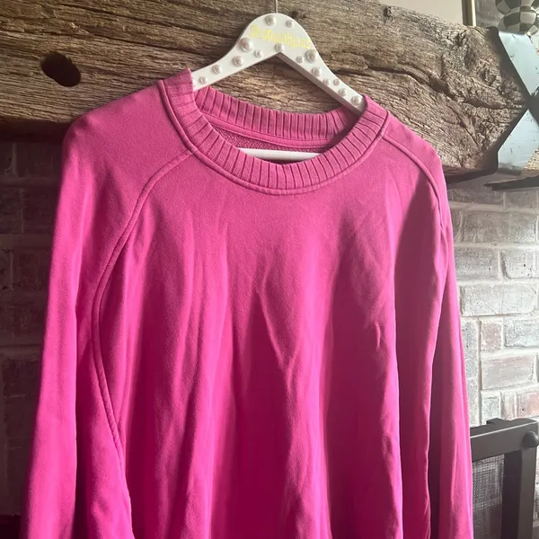 Aerie pink oversized sweatshirt women’s‎ large - Image 3