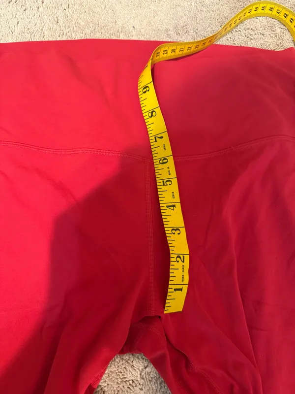 Lululemon Red Align Leggings - Image 4