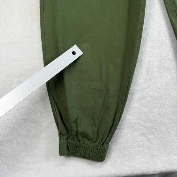 I.AM.GIA Olive Green‎ Joggers Pants Elastic Waist Casual Comfy Size L-flaw - Image 3