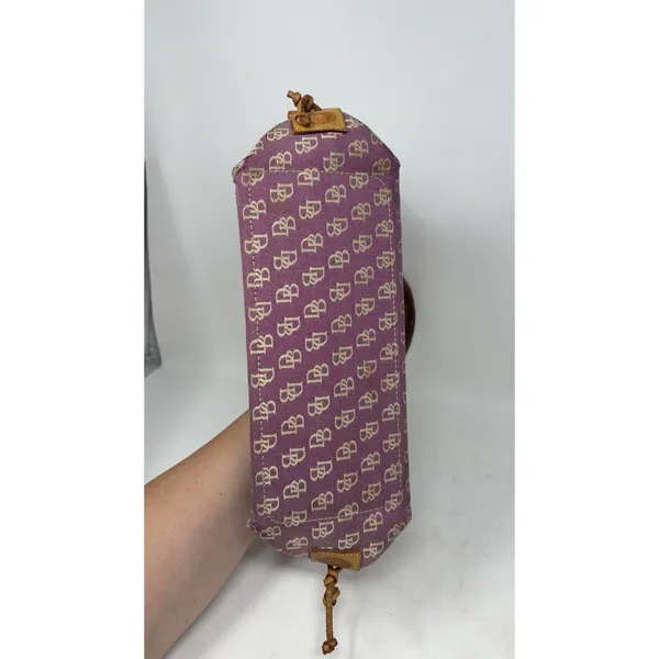 vintage dooney and bourke pink DB signature shoulder bag WEAR TO CORNERS , Y2K - Image 6