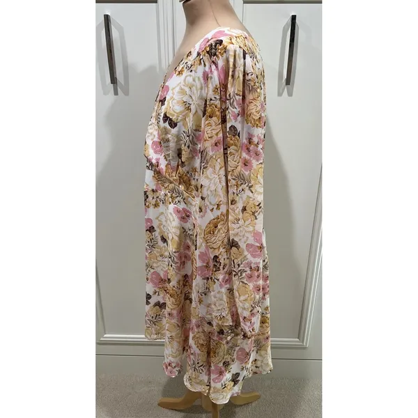 City‎ Chic Womens Juliet Floral Print Mini Dress Feminine Romantic Cottagecore - Image 6