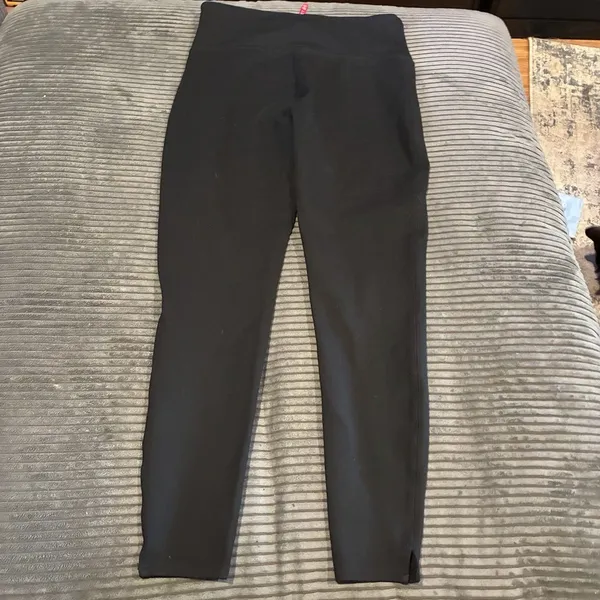 Spanx Ponte Leggings In Black Skinny Leg Pull On Women’s Size Large - Image 10