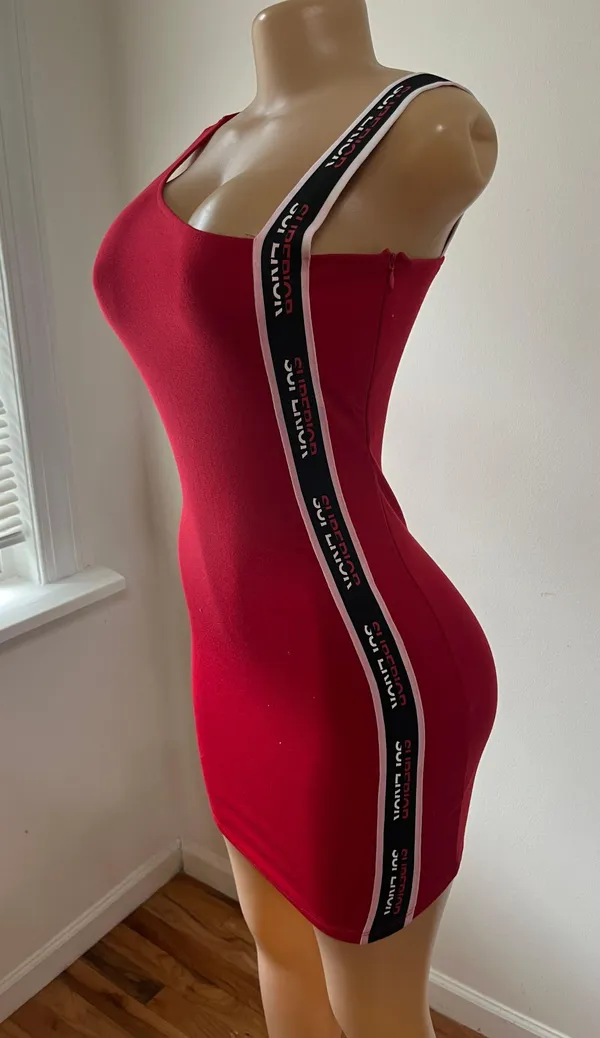 Short Dress Red - Image 3
