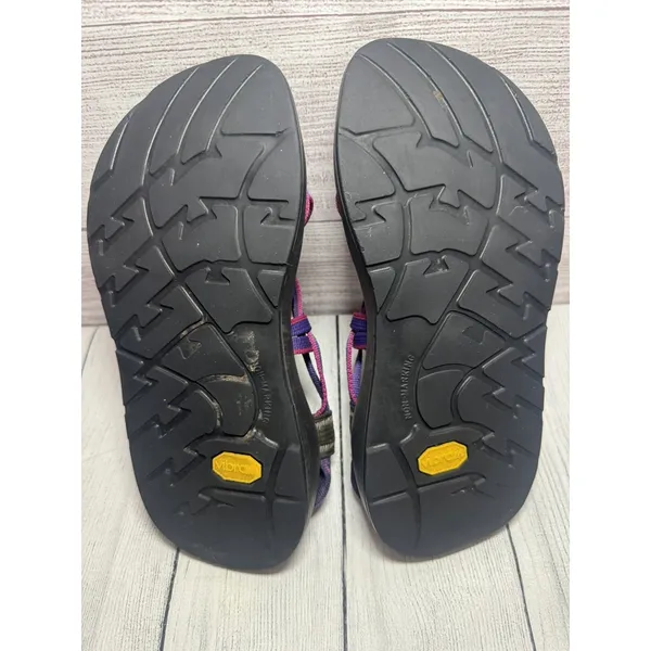 Chacos Women's Sz. 7M Purple Striped Hiking Outdoors Adjustable Strappy Sandals - Image 10