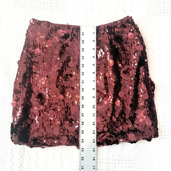 Hello Molly 4 disco reflections sequin stretch mini skirt SK2 3510 - Image 4