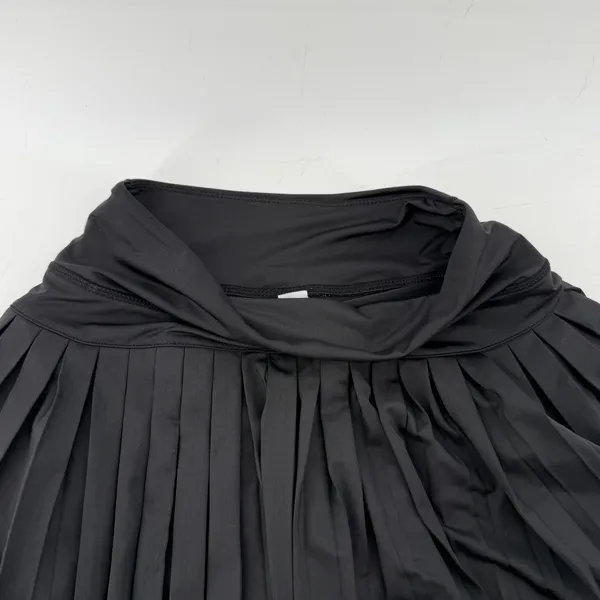 Gold Hinge Pleated Tennis Skirt Skort Black Women S Pickleball Preppy Sporty - Image 2