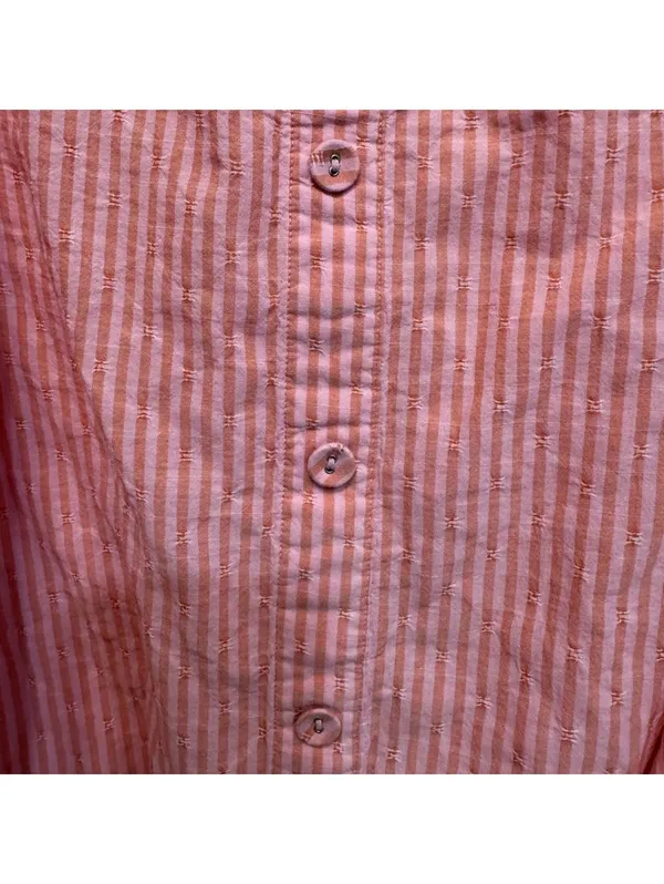Lane Bryant Pink Orange Stripe Off Shoulder Flared Sleeve Blouse Plus Size 22/24 - Image 6
