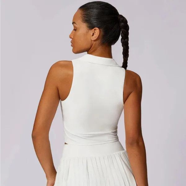 Daphne Crop Top White - Image 2