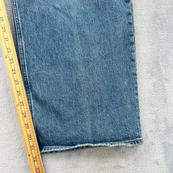 Abercrombie Fitch Jeans Womens 24R 37 Curve‎ Love 90s Relaxed High Rise Blue - Image 9
