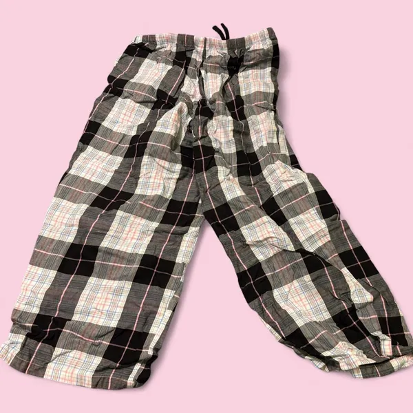 Joyspun Pink and black plaid pants Multiple - Image 2