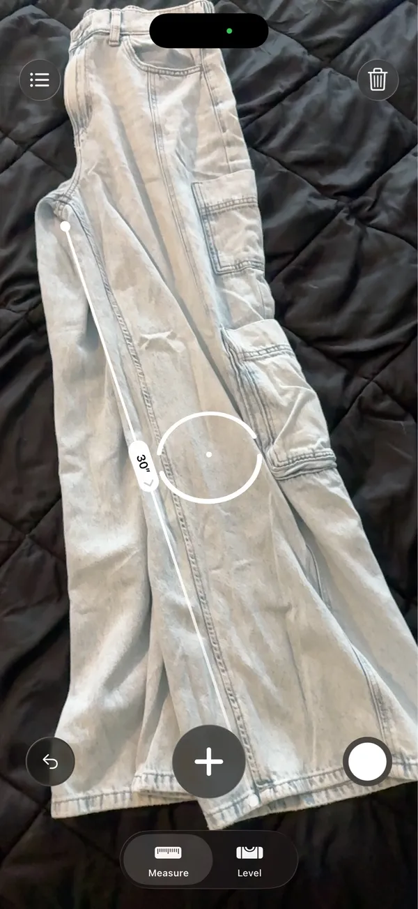{SO} Light Blue High-Rise Utility Cargo Wide Leg Jeans - Image 8