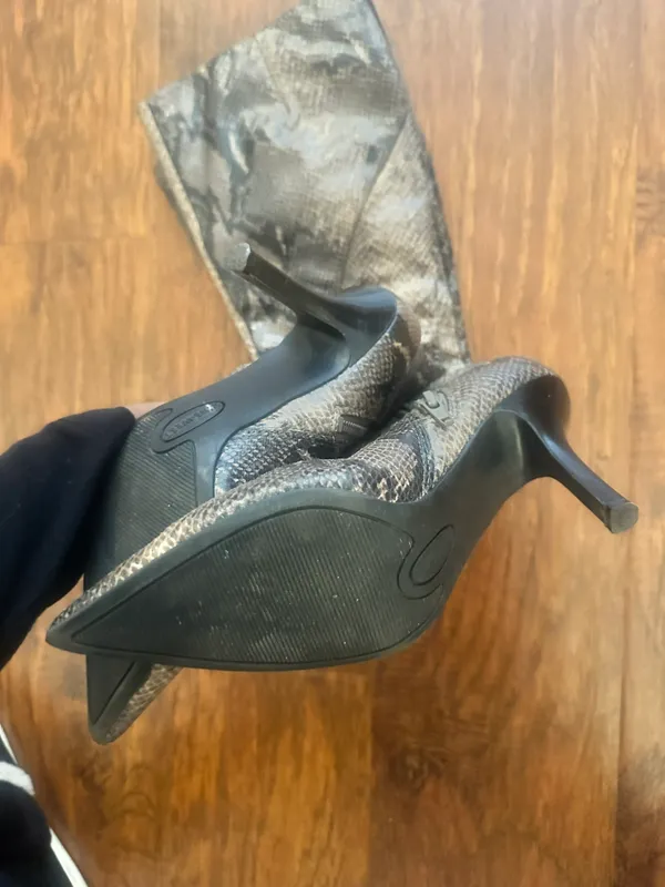 NINEWEST snakeskin boots - Image 2