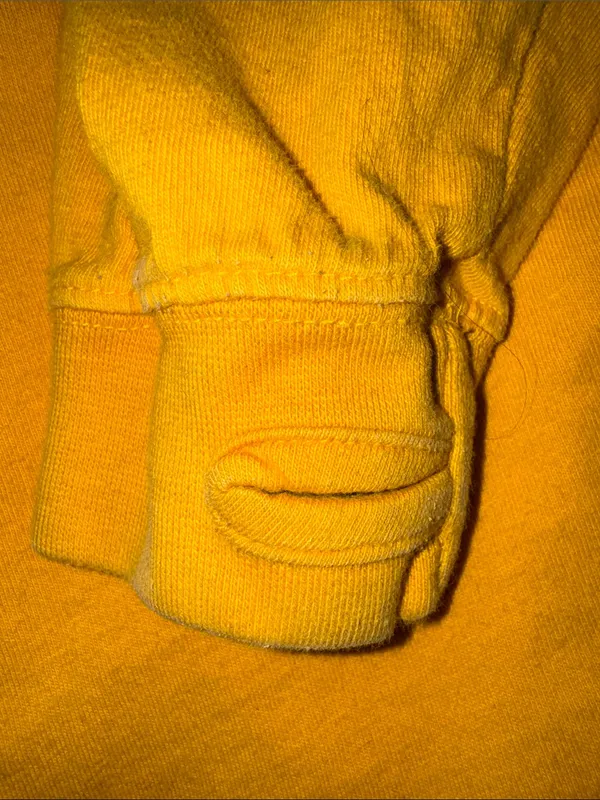 Pressbox Yellow Long-Sleeve Crewneck with WSU Graphic - Image 5